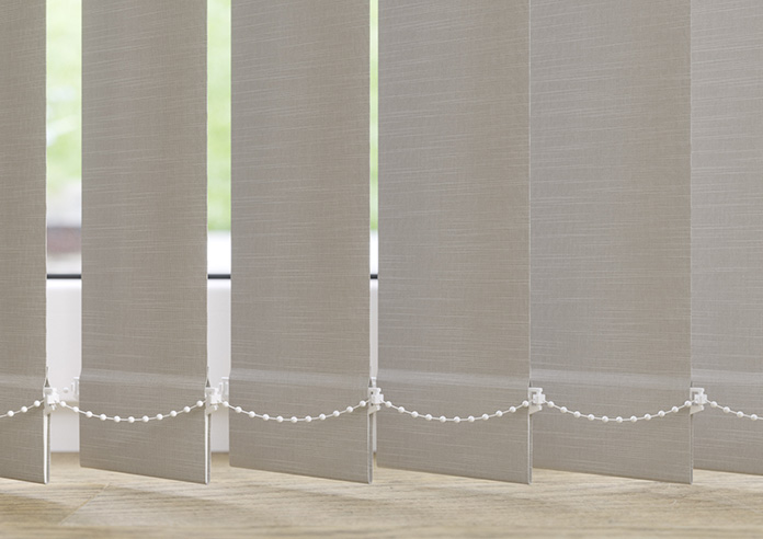 Solento (Blackout), Turtledove - Vertical Blind Slats - Image 3
